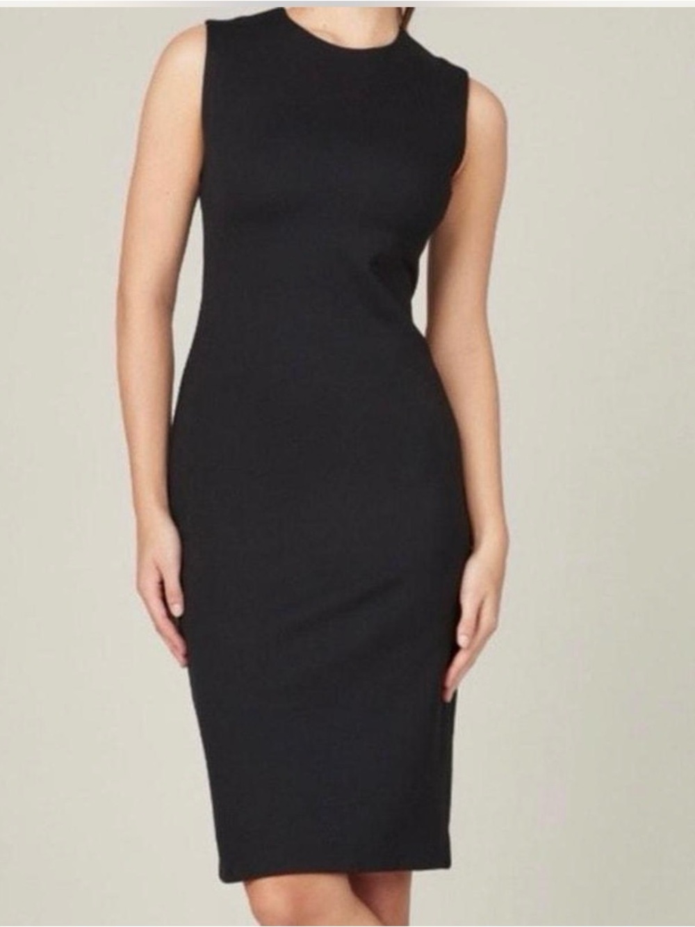 Spanx Perfect Body Con Ponte Sheath Dress - Classic Black Size XL